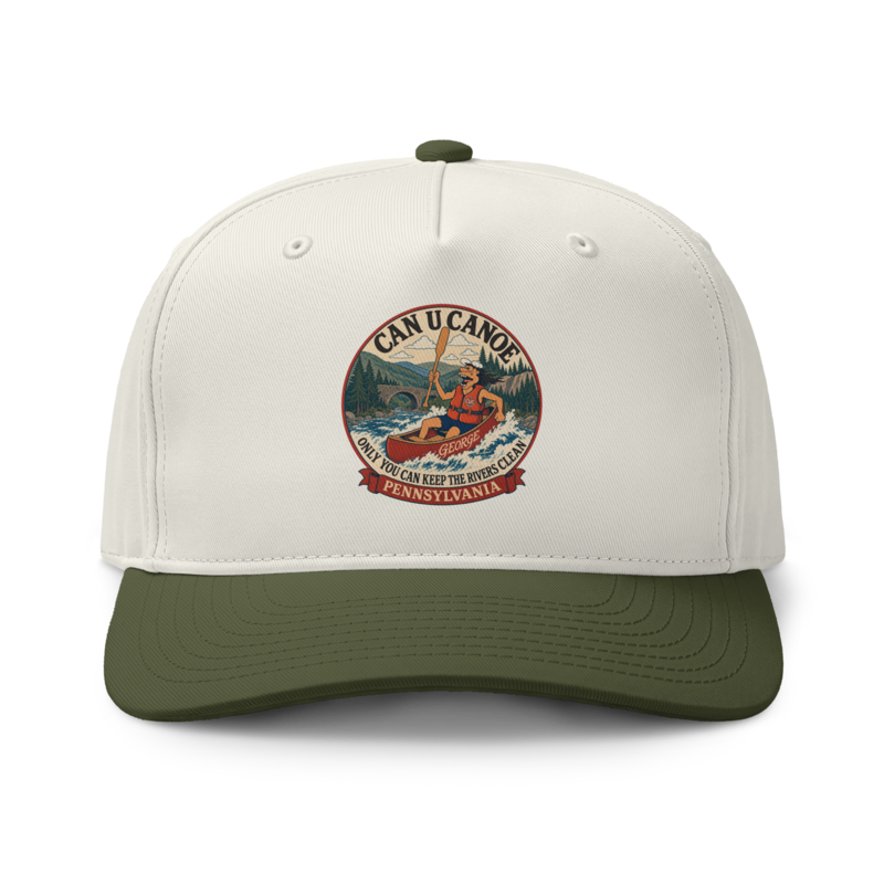 Pennsylvania approved transparent badge | Natural / Army | Full-color front print