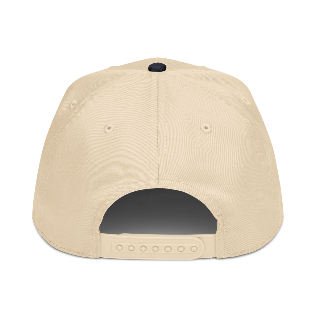 CUC 5‑Panel Cap — George’s Shade Cap | Navy/Natural | back | revised approved George placement