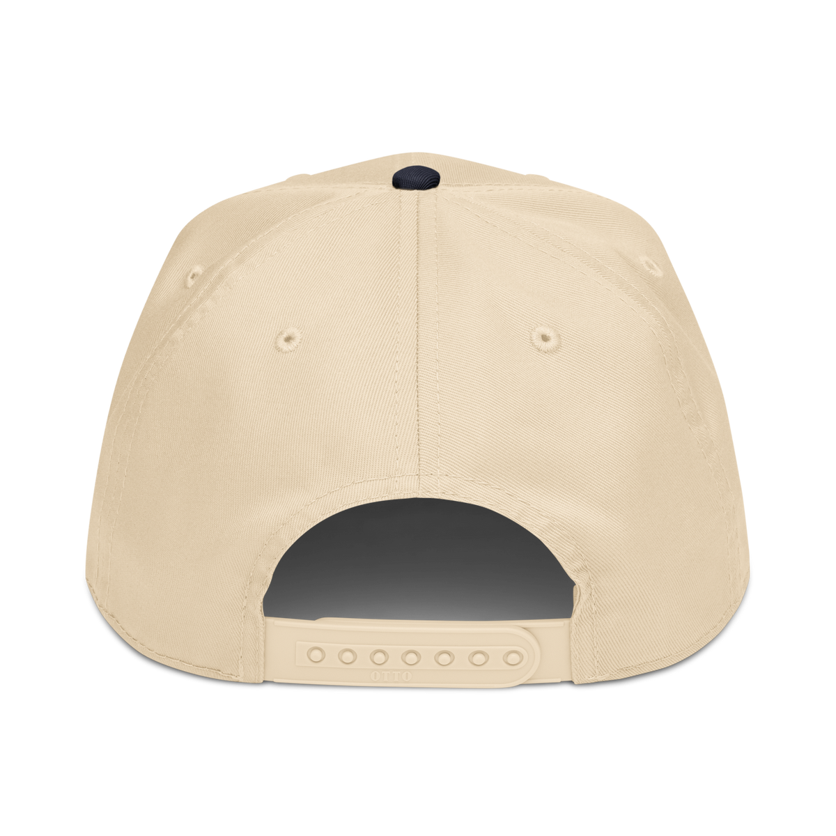 CUC 5‑Panel Cap — George’s Shade Cap | Navy/Natural | back | revised approved George placement