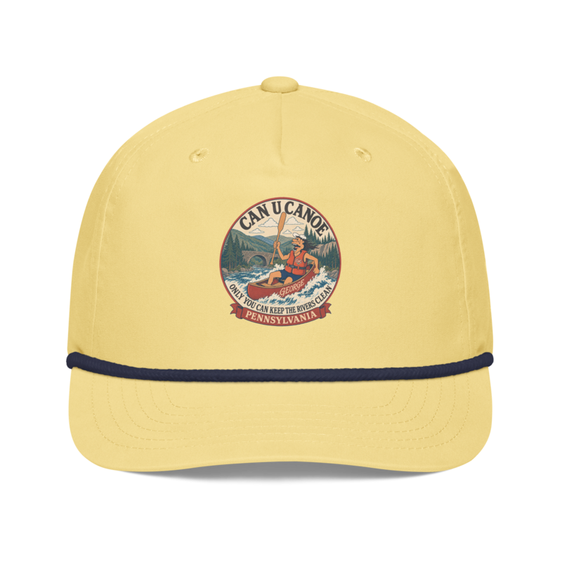 Pennsylvania approved transparent badge | Yellow/Navy | Full-color front print