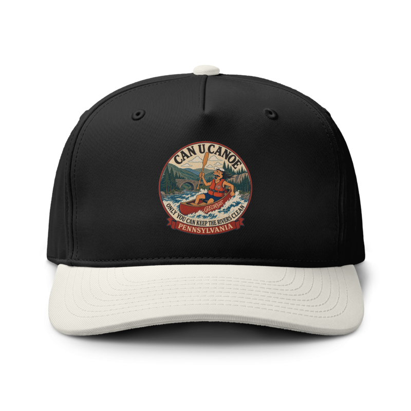 Pennsylvania approved transparent badge | Black / Natural | Full-color front print