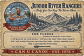 Junior River Rangers Boy Pledge Card | approved September 22 artwork