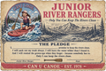 Junior River Rangers Girl Pledge Card | approved September 22 artwork