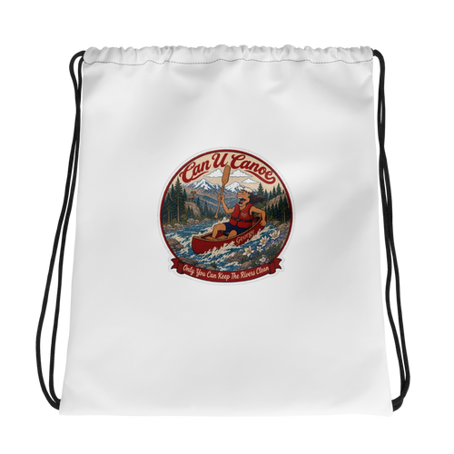 CUC Drawstring Bag — George’s Gear Sack | White | 15″×17″ | default | exact approved George badge
