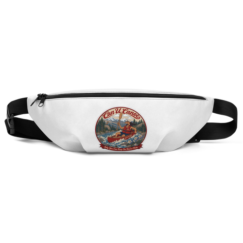 CUC Fanny Pack — George’s Hands‑Free Hauler | White | S/M | front | exact approved George badge