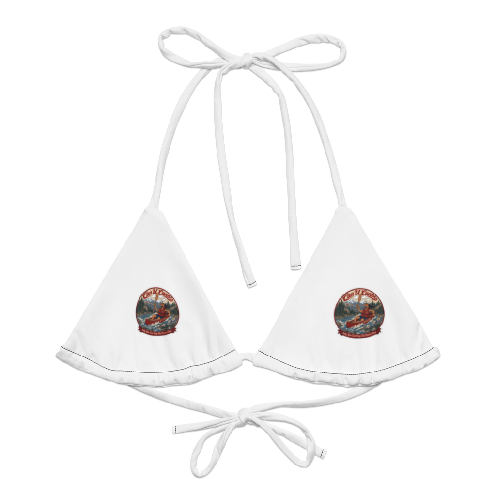 CUC Recycled Bikini Top — George's Shoreline Top | White | 2XS | top | exact approved George badge