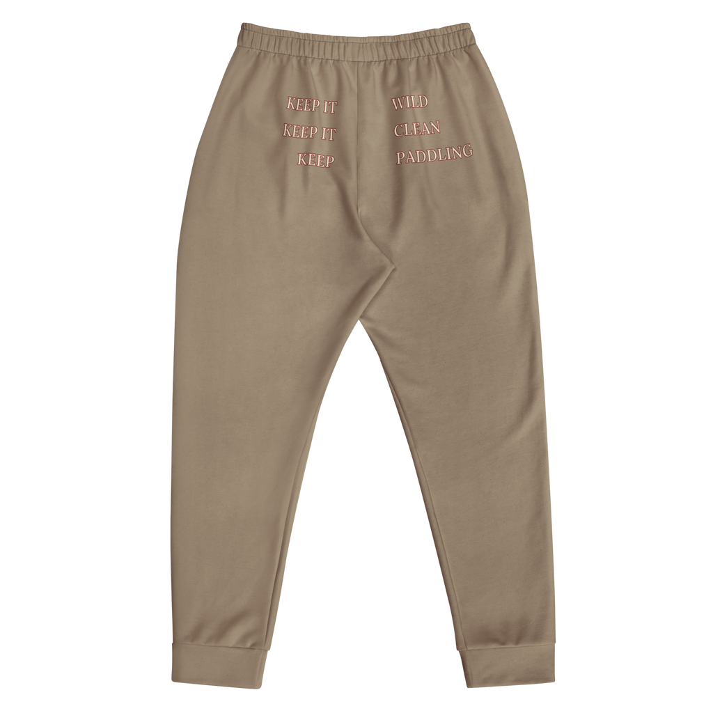 CUC Fleece Joggers — George's Lazy Paddle Pants | Burro | back | high-thigh George and seat slogan