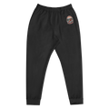 CUC Fleece Joggers — George's Lazy Paddle Pants | Black | front | high-thigh George and seat slogan