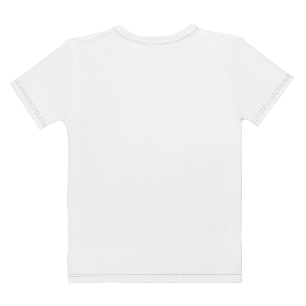 CUC Women's All-Over Print Tee — George's River Run | White | back | newest girl pledge-card artwork