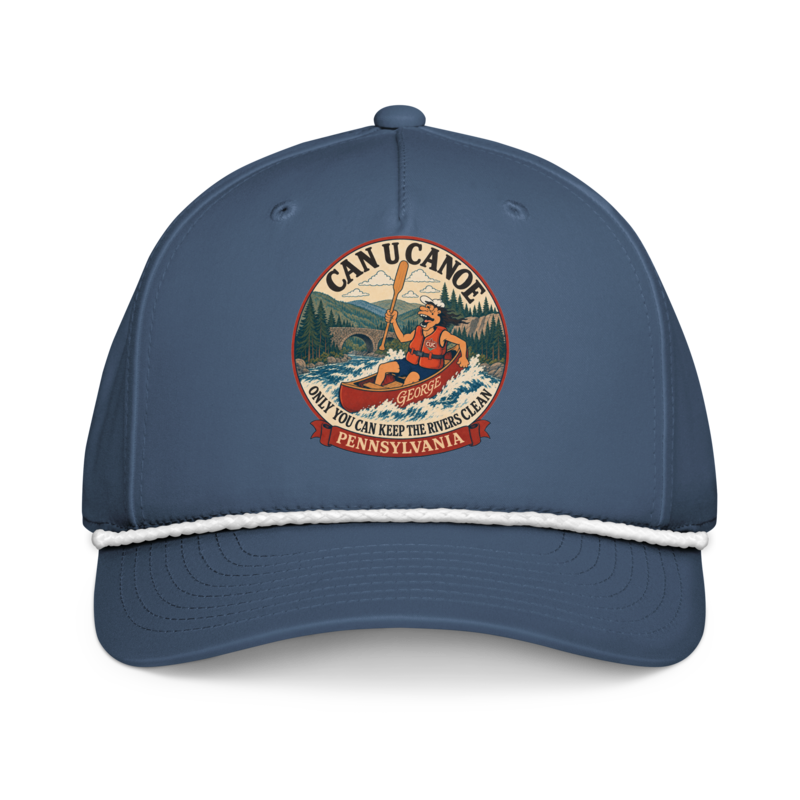 Pennsylvania approved transparent badge | Light Blue/White | Full-color front print