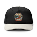 Wyoming River Badge two-tone cap in Black and Natural