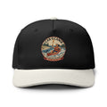 Michigan River Badge two-tone cap in Black and Natural