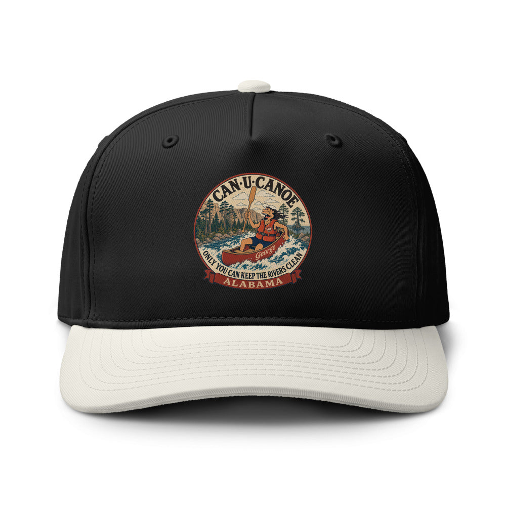 George's Alabama River Badge two-tone cap - Black/Natural