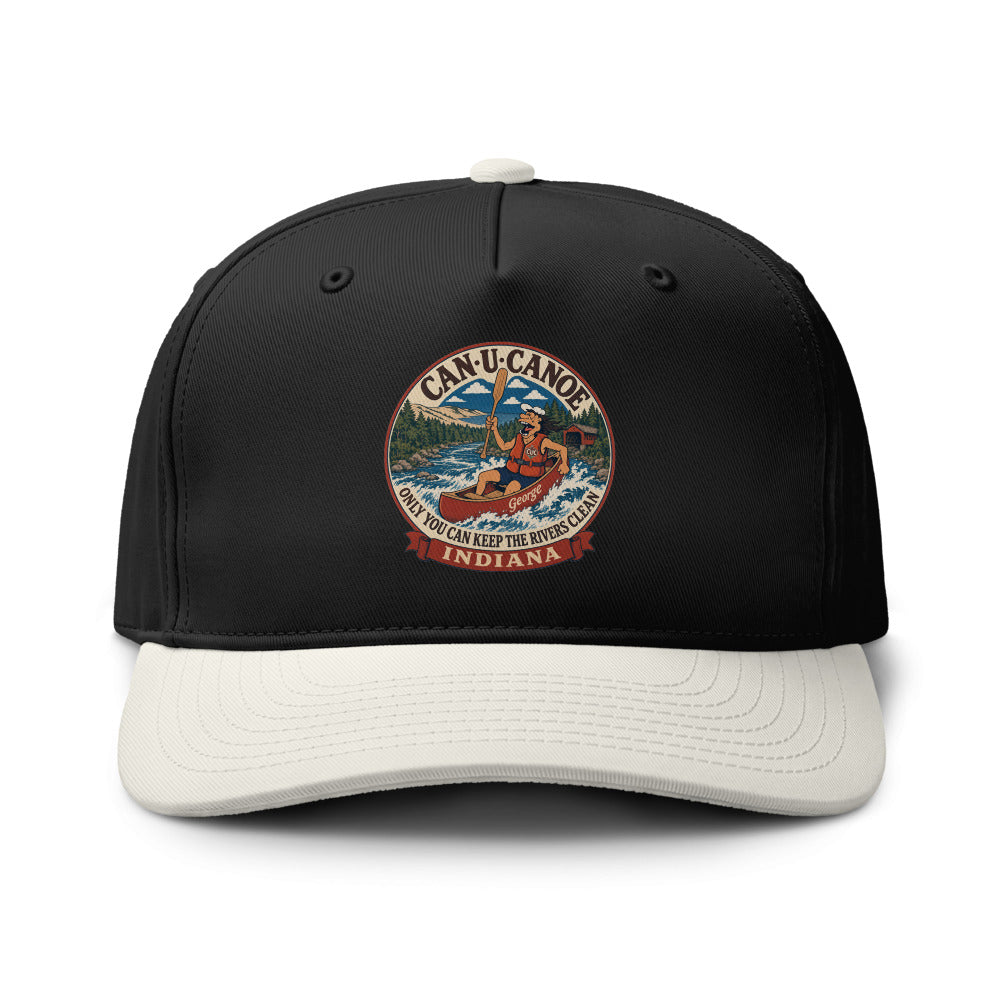 George's Indiana River Badge two-tone cap - Black/Natural