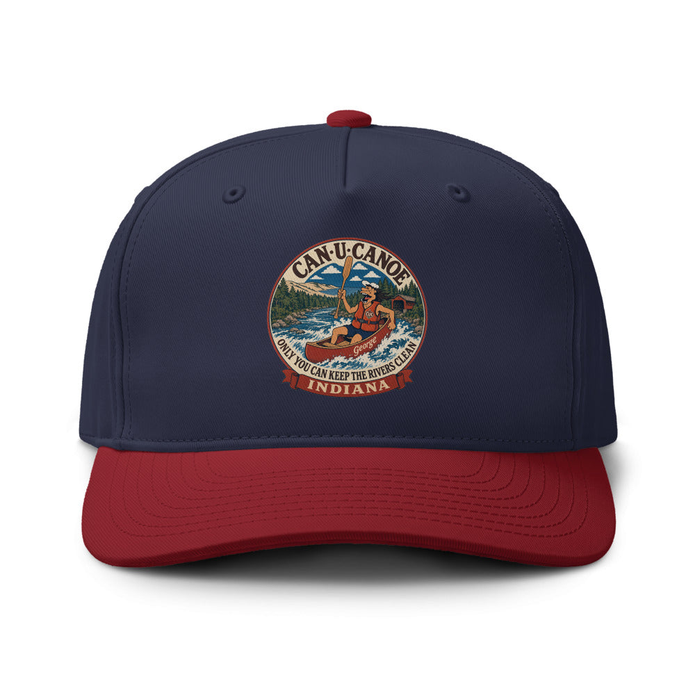 George's Indiana River Badge two-tone cap - Midnight/Cardinal