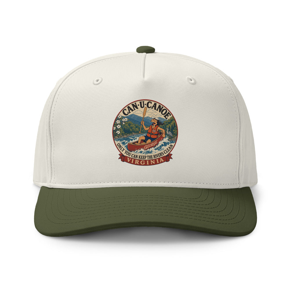 George's Virginia River Badge two-tone cap - Natural/Army