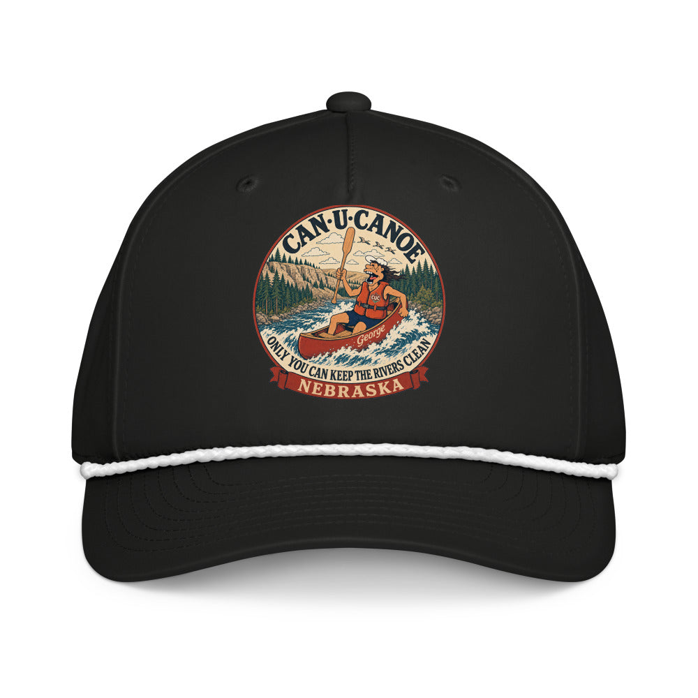 George's Nebraska River Badge five-panel rope cap variant 1