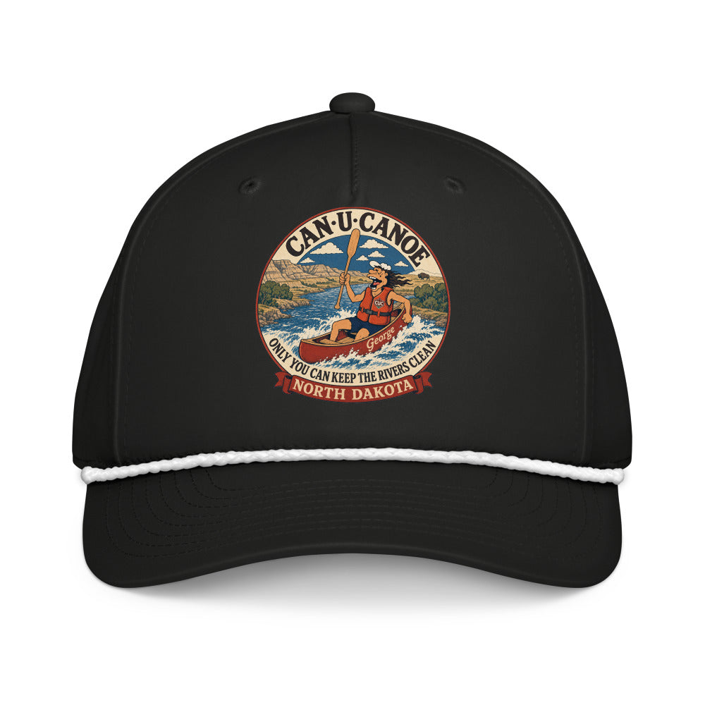 George's North Dakota River Badge five-panel rope cap variant 1