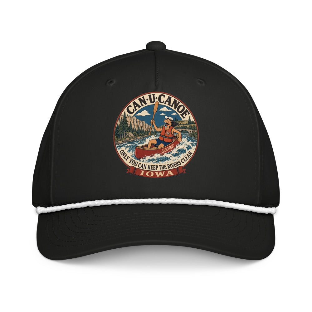 George's Iowa River Badge five-panel rope cap variant 1