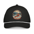 George's North Carolina River Badge five-panel rope cap - Black/White