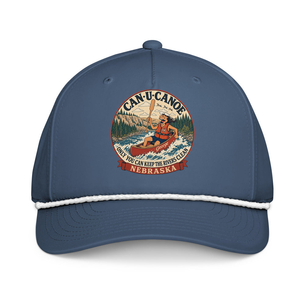 George's Nebraska River Badge five-panel rope cap variant 3