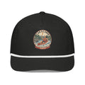 George's Ohio River Badge golf rope cap - Black/White