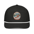 George's Indiana River Badge golf rope cap - Black/White