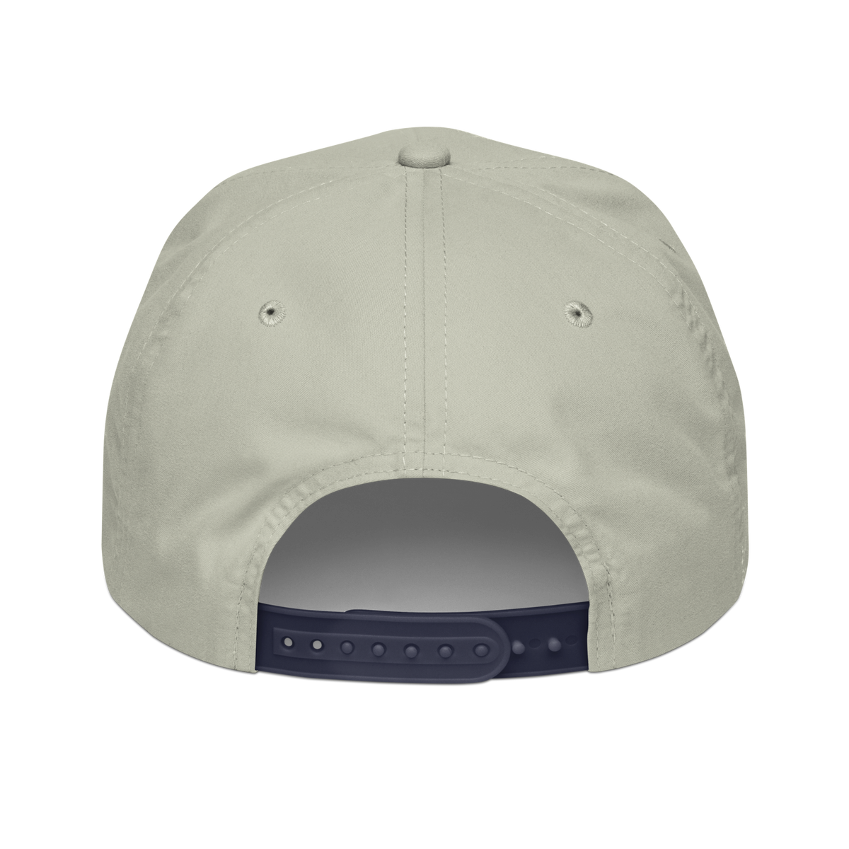 CUC Rope Cap — George’s Second Wind | Lt Gray/Navy | One size | Back | exact approved George badge