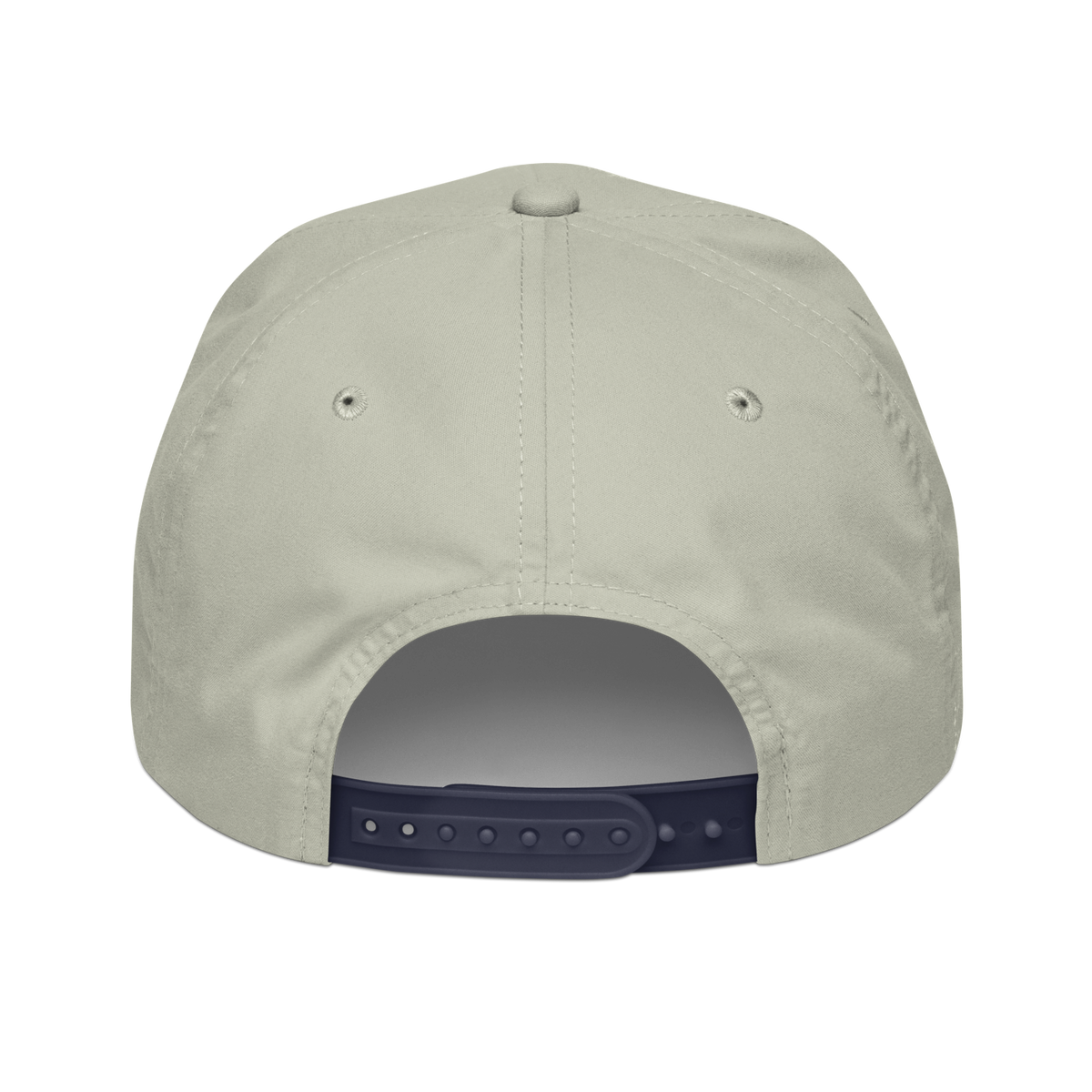 CUC Golf Rope Cap — Trail Edition | Lt Gray/Navy | back | revised approved George placement