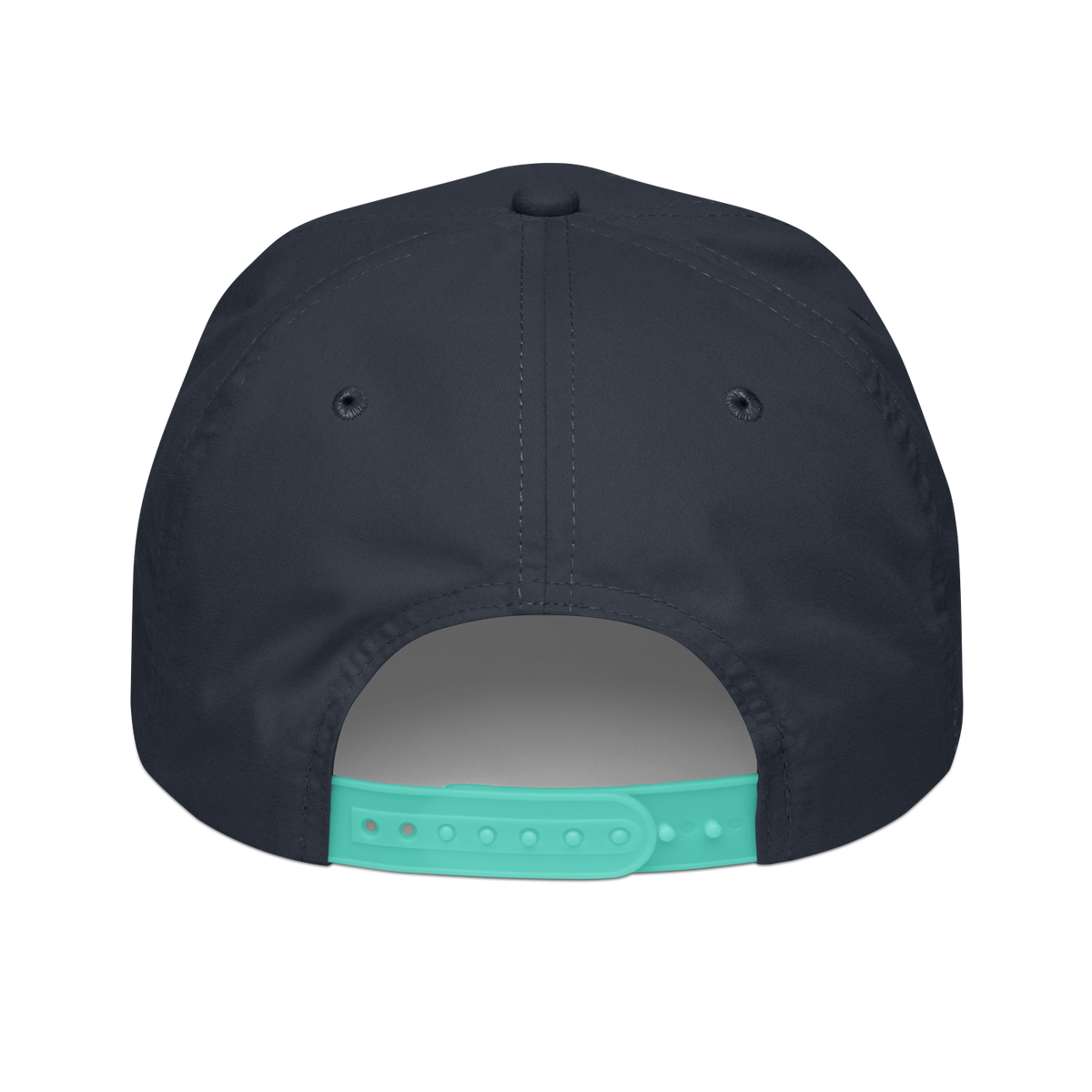 CUC Golf Rope Cap — Trail Edition | Navy/Mint | back | revised approved George placement