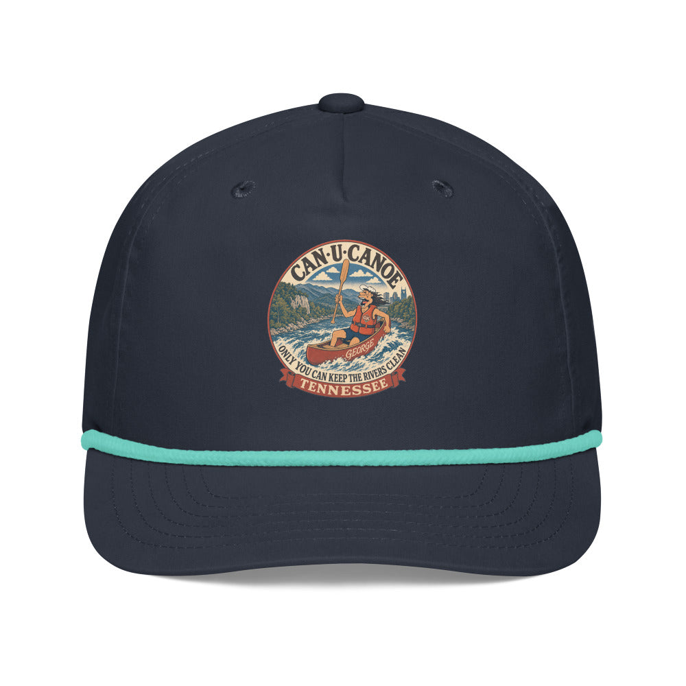 George's Tennessee River Badge golf rope cap - Navy/Mint
