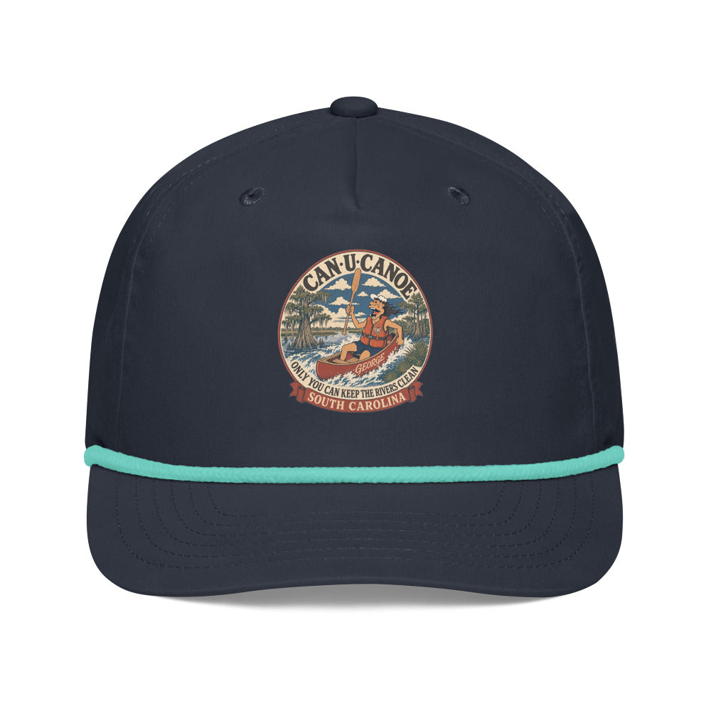George's South Carolina River Badge golf rope cap - Navy/Mint