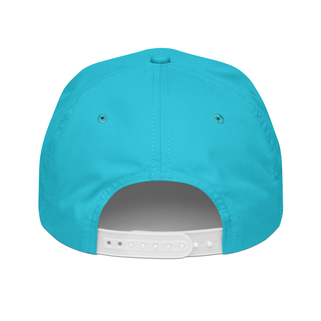 CUC Rope Cap — George’s Second Wind | Turquoise/White | One size | Back | exact approved George badge