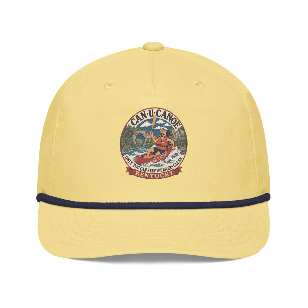 George's Kentucky River Badge golf rope cap - Yellow/Navy