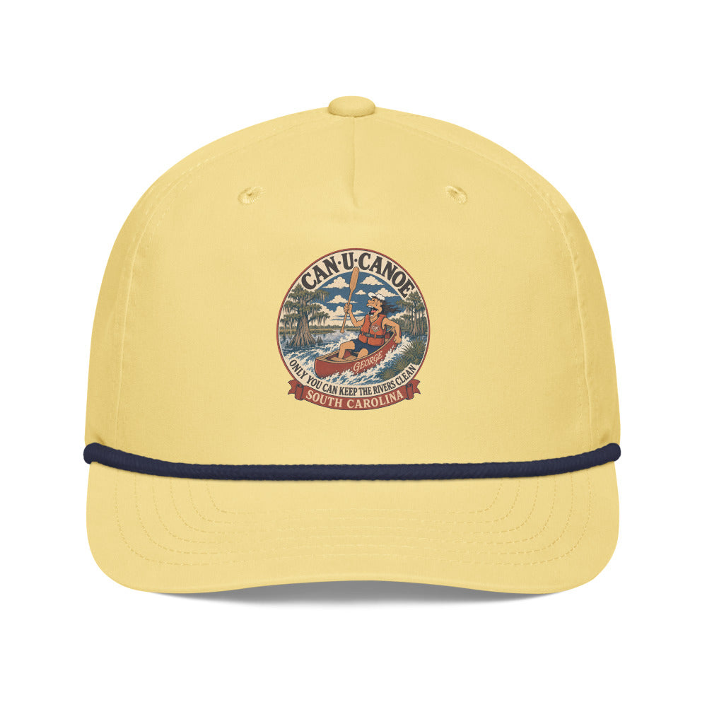 George's South Carolina River Badge golf rope cap - Yellow/Navy