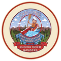 Junior River Rangers boy 2-inch circle sticker artwork