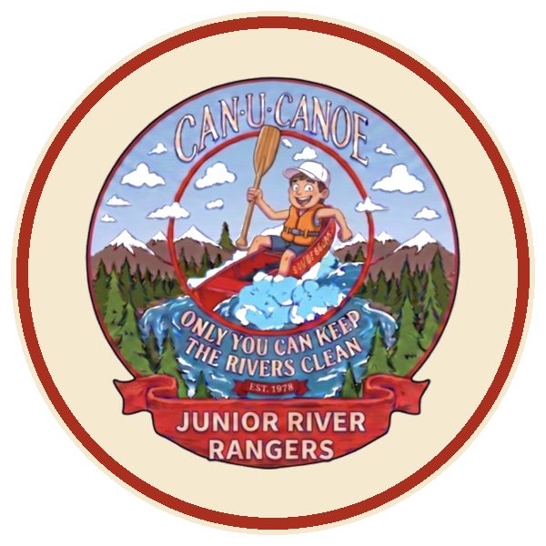 Junior River Rangers boy 2-inch circle sticker artwork