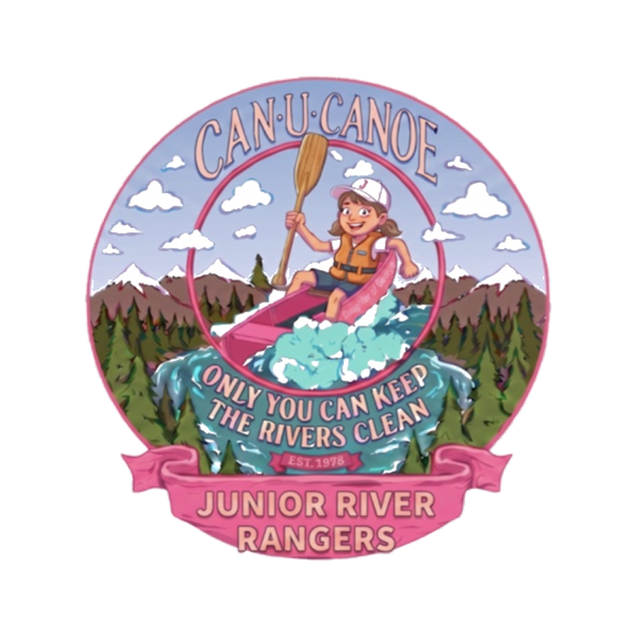 Junior River Rangers girl 3-inch die-cut sticker artwork