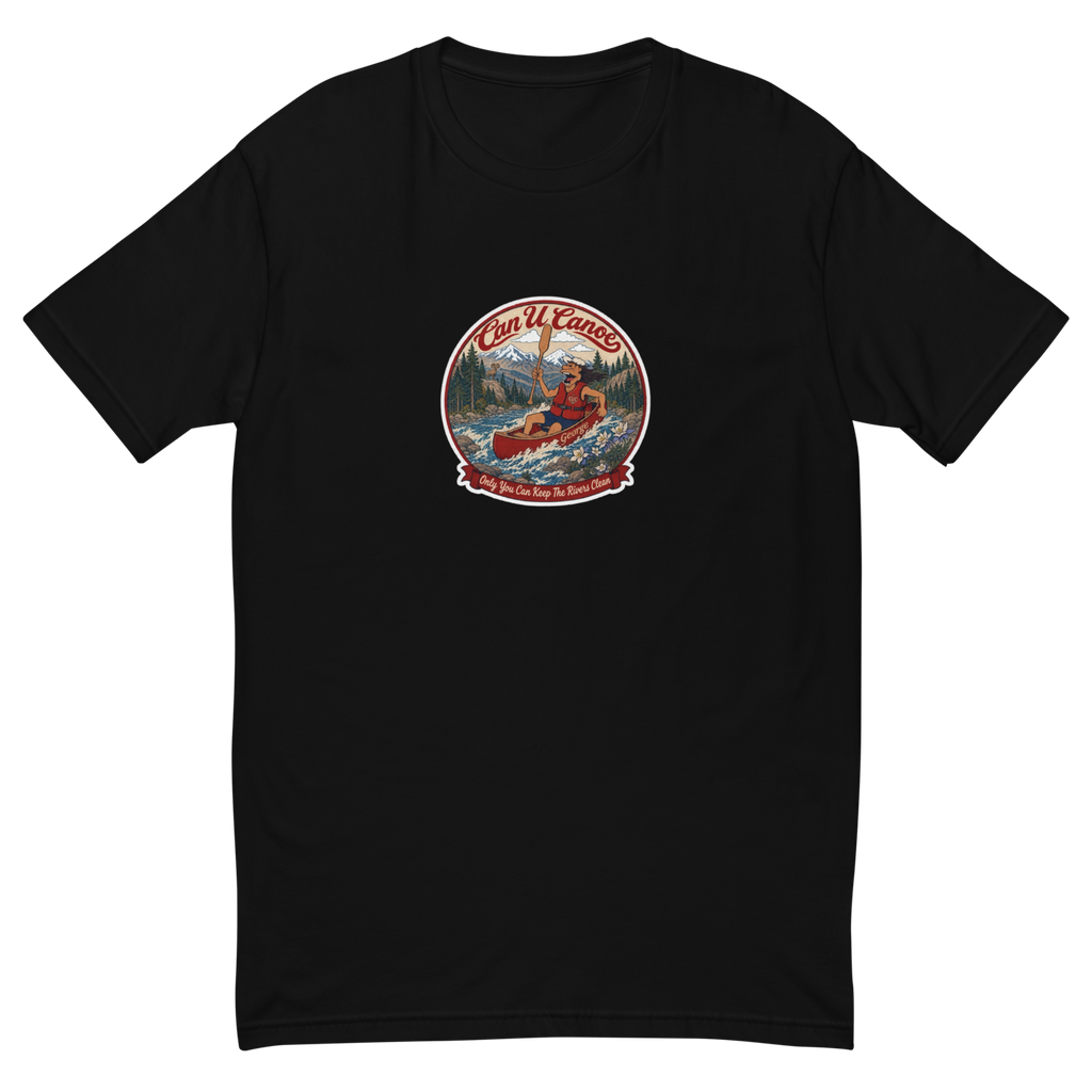 CUC George Short Sleeve Tee — Classic | Black | front | revised approved George placement