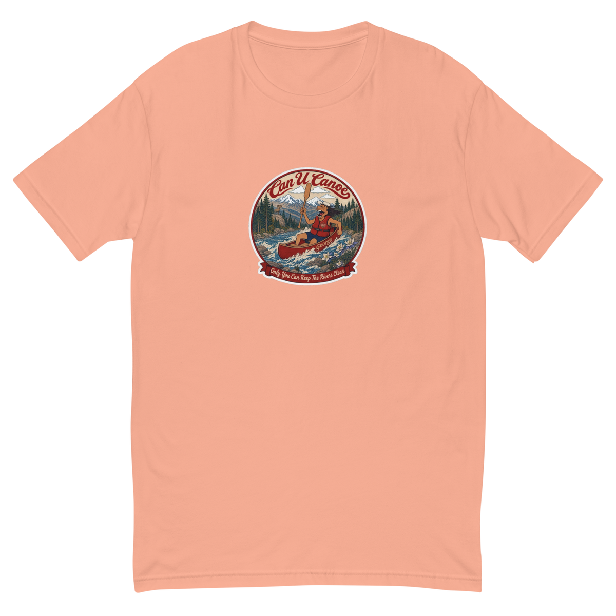 CUC George Short Sleeve Tee — Classic | Desert Pink | front | revised approved George placement