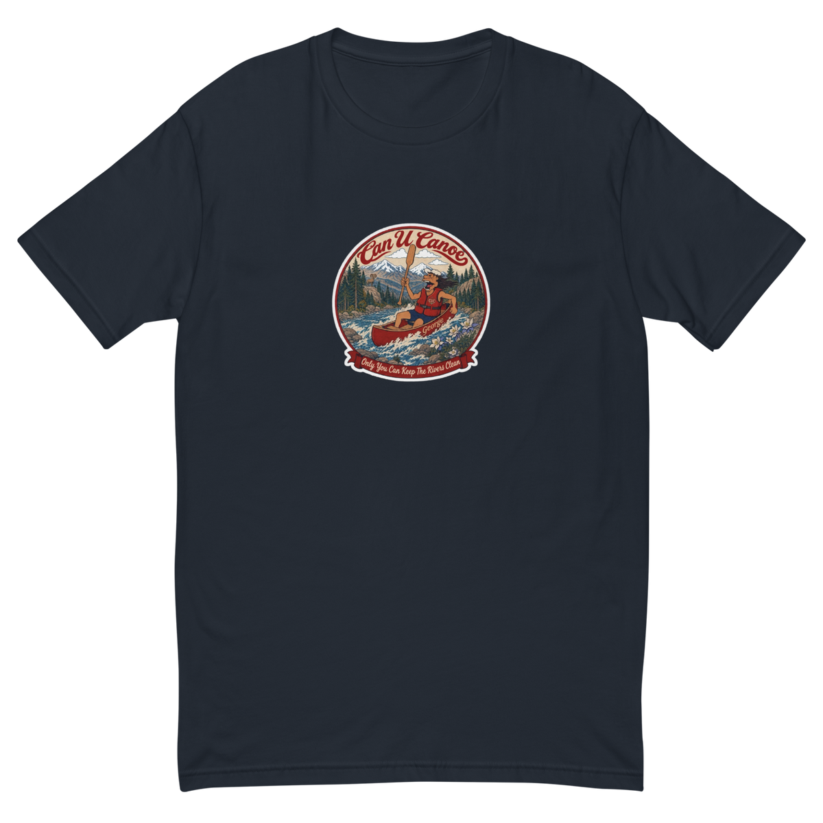 CUC George Short Sleeve Tee — Classic | Midnight Navy | front | revised approved George placement