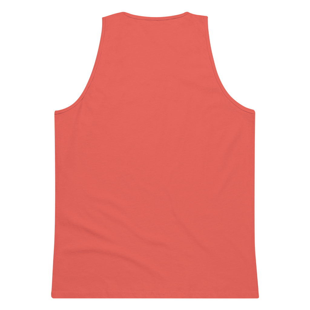CUC Muscle Tank — George’s Iron Paddle | Coral | S | Back | exact approved George badge