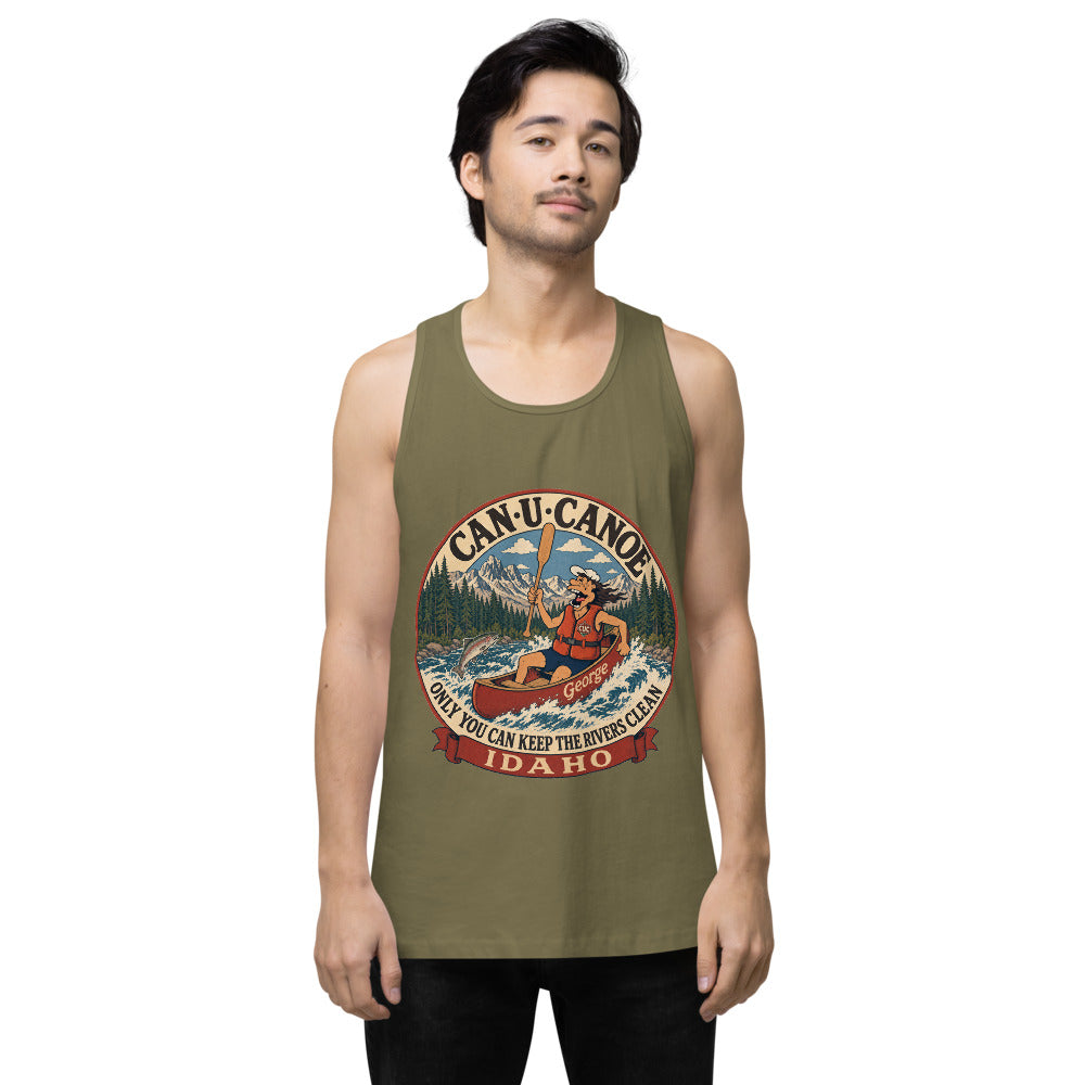 George's Idaho River Badge muscle tank