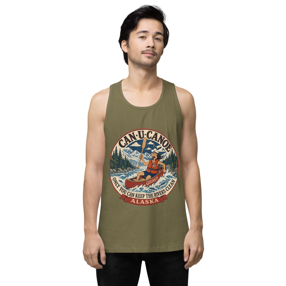 George's Alaska River Badge muscle tank