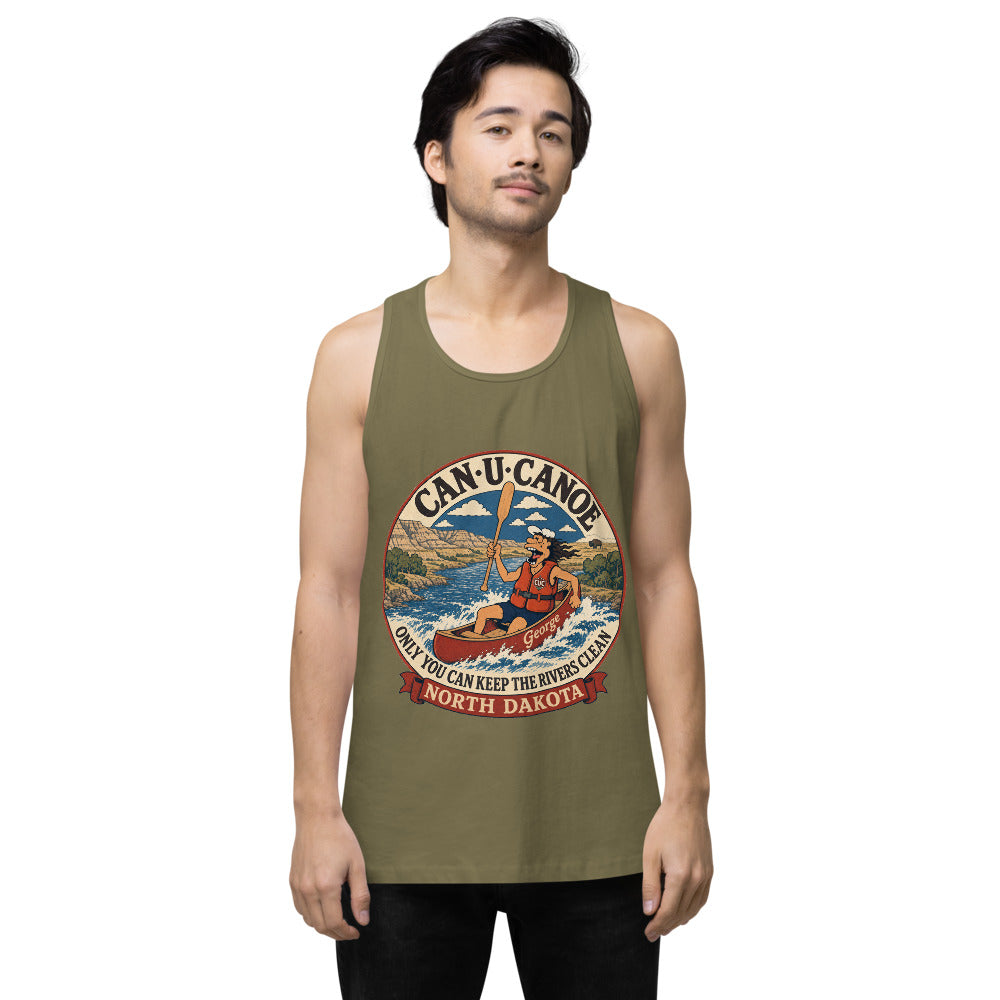 George's North Dakota River Badge muscle tank