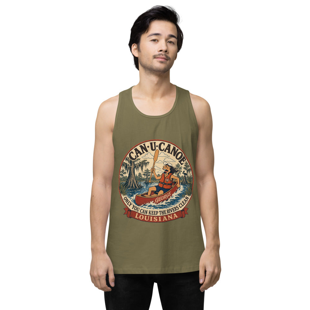 George's Louisiana River Badge muscle tank