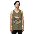 George's Ohio River Badge muscle tank - Military Green
