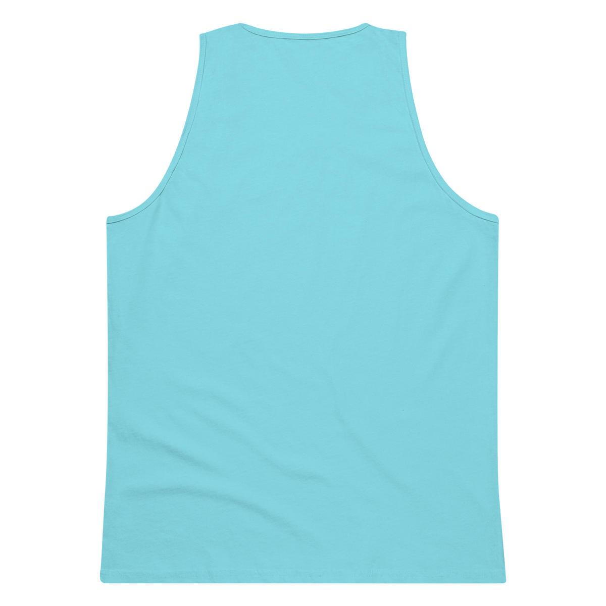 CUC Muscle Tank — George’s Iron Paddle | Pacific Blue | S | Back | exact approved George badge