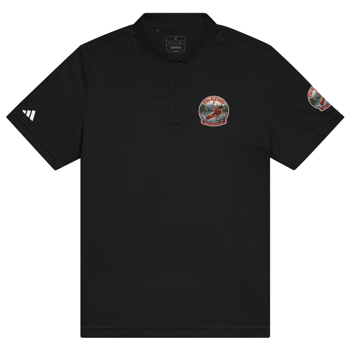 CUC Sport Polo — George's First-Brace Polo | Black | S | Front | exact approved George badge