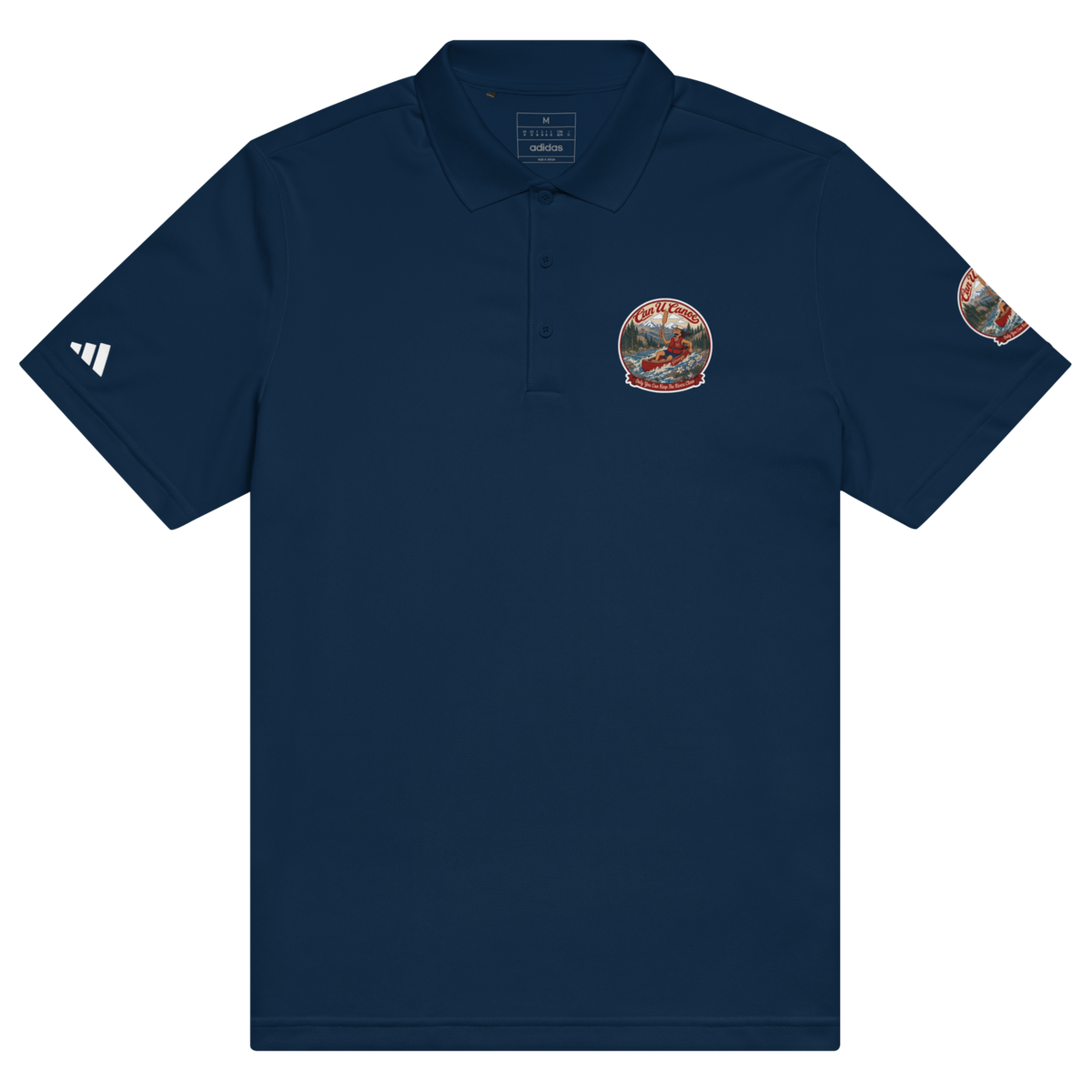 CUC Sport Polo — George's First-Brace Polo | Collegiate Navy | S | Front | exact approved George badge